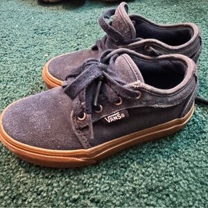 Navy Blue Vans sneakers